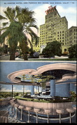 El Cortez Hotel And Famous Sky Room San Diego, CA Postcard Postcard