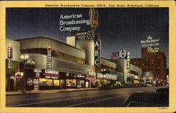 American Broadcasting Company, Vine Street Hollywood, CA Postcard Postcard