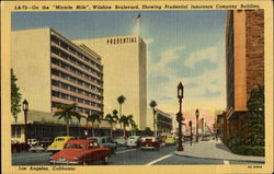 On The Miracle Mile Wilshire Boulevard Los Angeles, CA Postcard Postcard