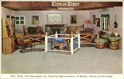 Elsie And Family In Person Postcard