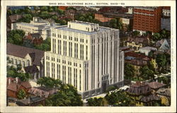 Ohio Bell Telephone Bldg. Dayton, OH Postcard Postcard