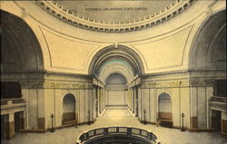 Rotunda Oklahoma State Capitol Oklahoma City, OK Postcard Postcard