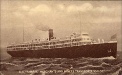 S. S. Fairfax Boats, Ships Postcard Postcard