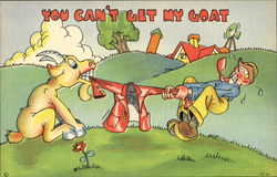 You Can't Get My Goat Postcard