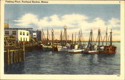 Fishing Fleet Postcard