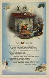 To Mother Poems & Poets Postcard Postcard