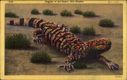 Denizen Of The Desert Gila Monster Postcard Postcard