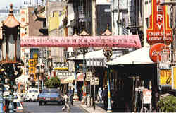 Chinatown San Francisco, CA Postcard Postcard