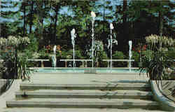 Fountain, Kingwood Center Postcard