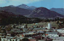 Main Street Of Estes Park Postcard