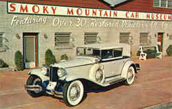 Smoky Mountain Car Museum Postcard