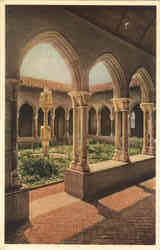 The Trie Cloister Arcades and Garden Court New York City, NY Postcard Postcard