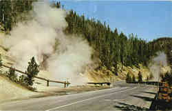 Beryl Spring Yellowstone National Park, WY Postcard Postcard