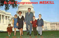 Re-Elect Congressman Meskill Postcard