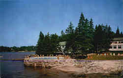 Heated Salt Water Pool, Linekin Bay Camp Postcard