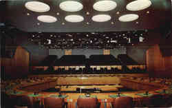 United Nations Economic and Social Council Chamber Postcard