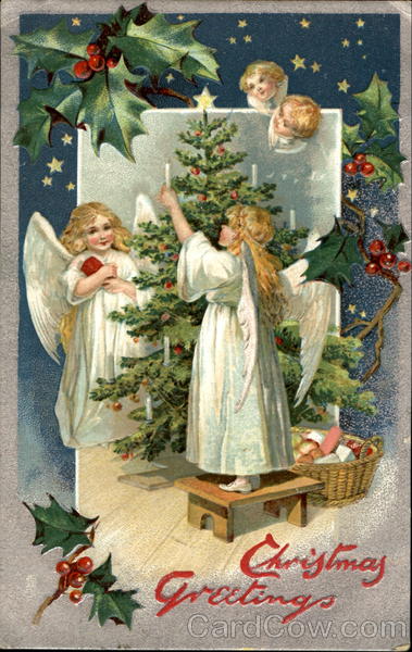 Christmas Greetings Angels