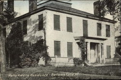 Hetty Green's Residence Bellows Falls, VT Postcard Postcard