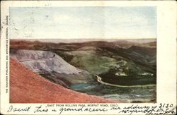 East From Rollins Pass, Moffat Road Scenic, CO Postcard Postcard