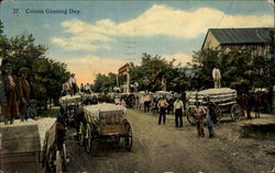 Cotton Ginning Day Postcard