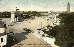 Defenders Arch Entrance To Prospect Park Brooklyn, NY Postcard Postcard