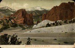 Gateway Of The Garden Of The Gods Postcard