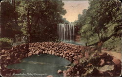 Minnehaha Falls Minneapolis, MN Postcard Postcard