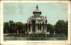 Pagoda, Forest Park St. Louis, MO Postcard Postcard