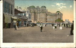 The Boardwald And Traymore Hotel Atlantic City, NJ Postcard Postcard