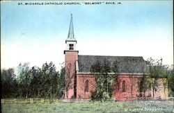 St. Michaels Catholic Church "Belmont" Ryan, IA Postcard Postcard