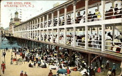 The Steel Pier Atlantic City, NJ Postcard Postcard