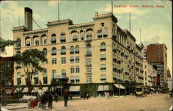 Cadillac Hotel Detroit, MI Postcard Postcard