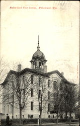 North Side High School Postcard