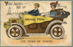 You Auto Be In Akron Postcard