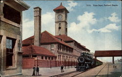 Union Depot Portland, OR Postcard Postcard