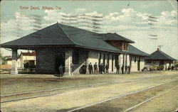 Union Depot Albany, OR Postcard Postcard