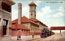 Union Depot Portland, OR Postcard Postcard