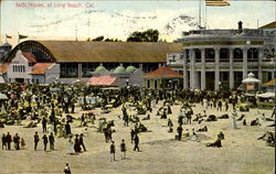 Bath House Long Beach, CA Postcard Postcard