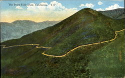 The Priest Hill Grade Scenic, CA Postcard Postcard