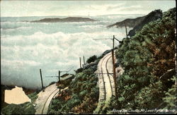 Above The Clouds, Mt. Lowe Railway Mount Lowe, CA Postcard Postcard