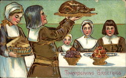 Thanksgiving Greetings Postcard