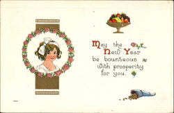 May The New Year New Year's Postcard Postcard