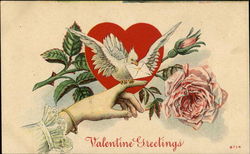 Valentine Greetings Postcard