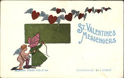 St. Valentines Messengers Postcard