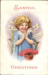 Easter Greetings Postcard