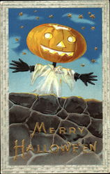 Merry Halloween Postcard