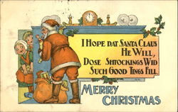 Merry Christmas Santa Claus Postcard Postcard