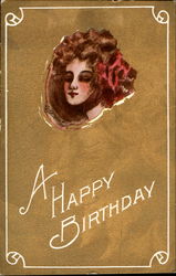 A Happy Birthday Postcard