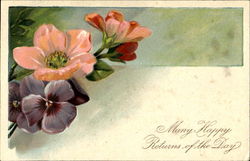 Many Happy Returns Of The Day Postcard