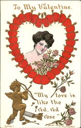 To My Valentine Postcard